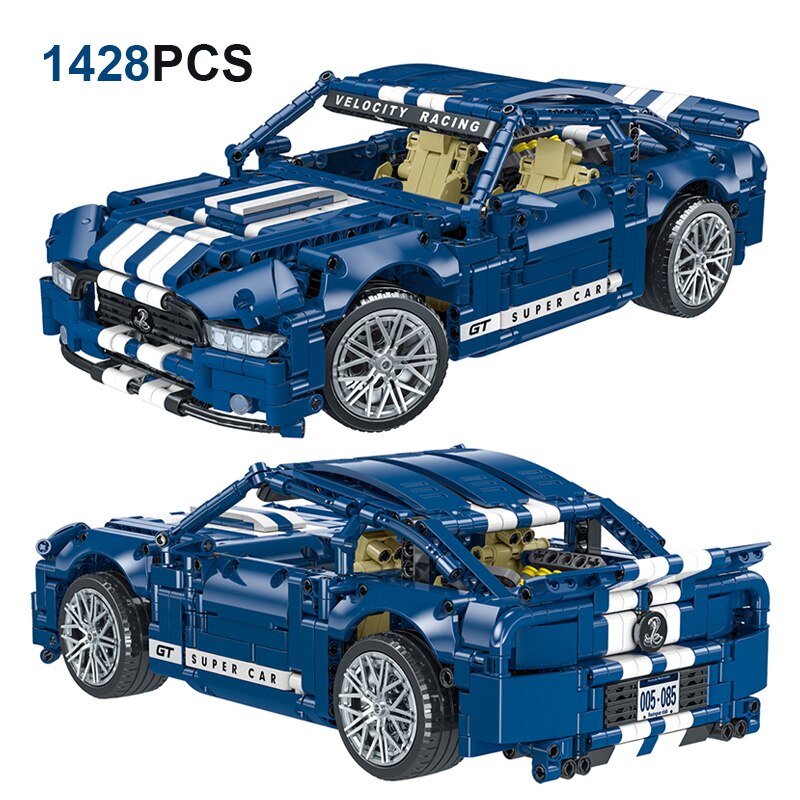 Building Bricks "Ford Mustang Shelby GT 500"